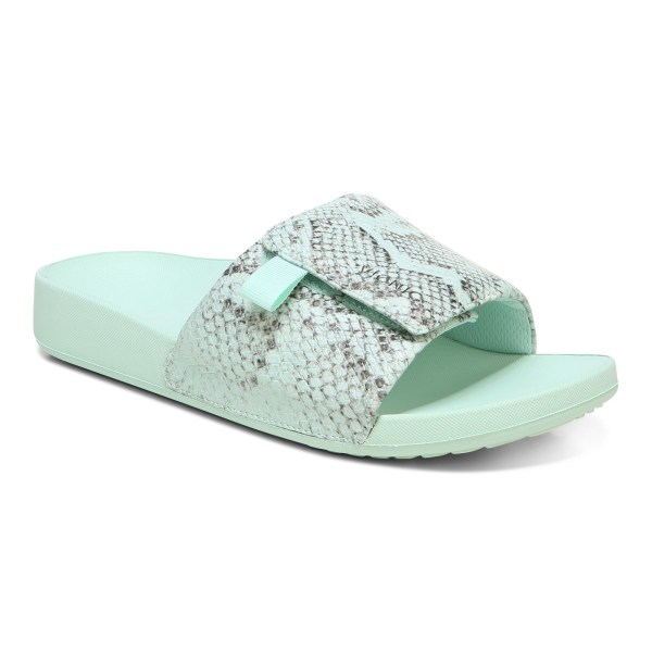 Vionic Sandals Ireland - Keira Slide Sandal Snake - Womens Shoes On Sale | ZIBOR-2153